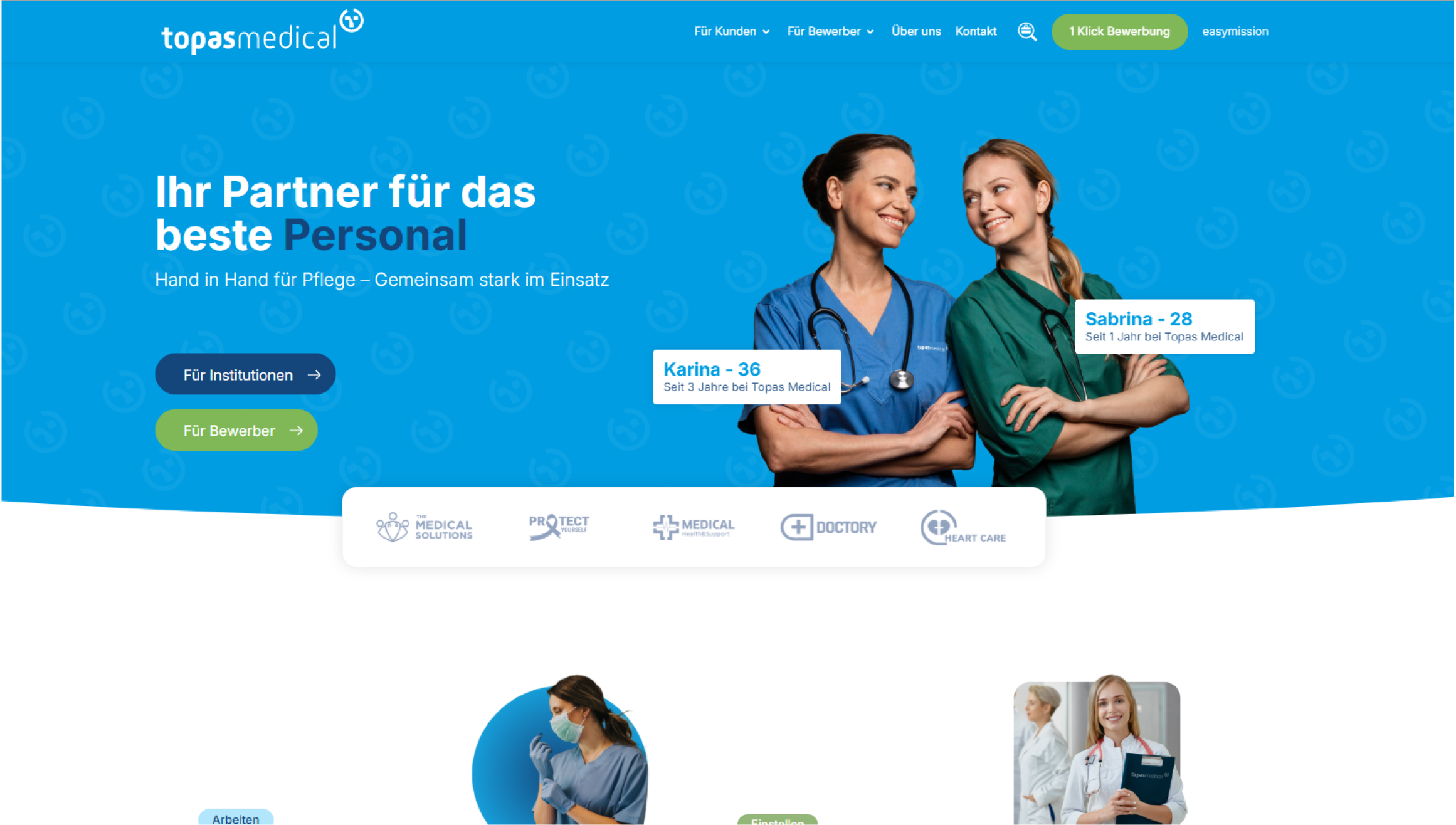 Topas Medical Website